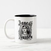 Jane Austen Tweekleurige Koffiemok (Links)