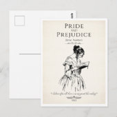 Jane Austen van de boekenliefhebber Leesquote Briefkaart (Voorkant / Achterkant)