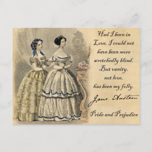 Jane Austen: Vanity Briefkaart