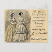 Jane Austen: Vanity Briefkaart (Voorkant)