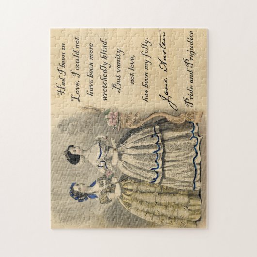 Jane Austen: Vanity Puzzle Legpuzzel (Verticaal)