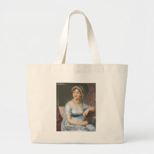 Jane Austen Vriendschap/Liefde/Verzachtende liefde Grote Tote Bag