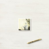 Jane Austen watercolor portret Post-it® Notes (Op bureau)
