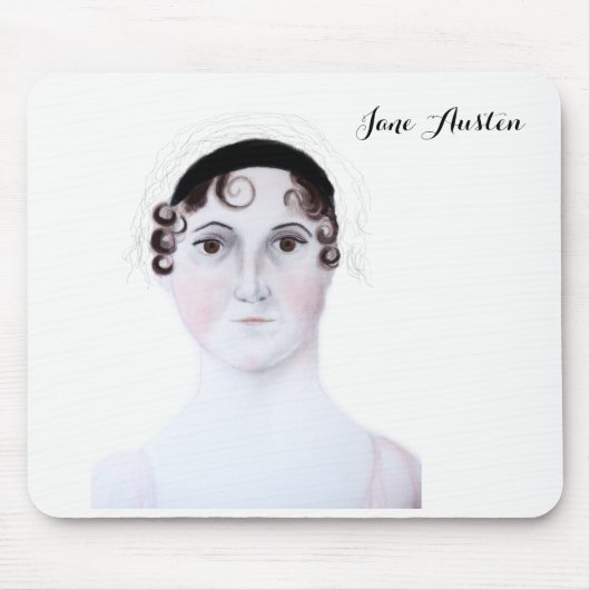Jane Austen waterverf muismat van ORDesigns (Voorkant)