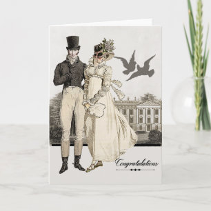 Jane Austen Wedding Kaart
