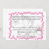 Jane Austen Wedding Uitnodiging (Voorkant / Achterkant)