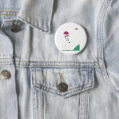Jane austen wereld ronde button 5,7 cm (In situ)