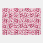 Jane Austen Wild Frambozen Inpakpapier Vel (Voorkant 2)