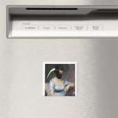 Jane Austen with bird head Magneet (Insitu (Vaatwasser))