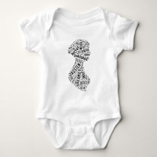 Jane Austen Wordle Romper