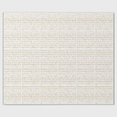 Jane Austen Wrapping Paper Cadeaupapier (Vlak)