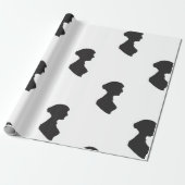 Jane Austen Wrapping Paper Cadeaupapier (Uitgerold)