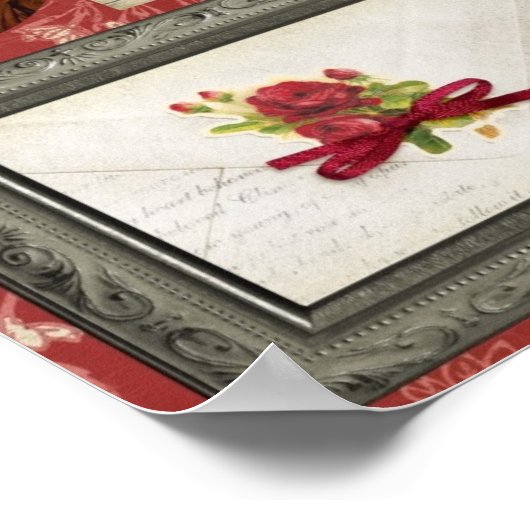 Jane Austen Writing Geïnspireerde print (Hoek)