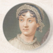 Jane Austen Zandsteen Onderzetter (Voorkant)