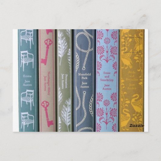 Jane Austencards Briefkaart (Achterkant)
