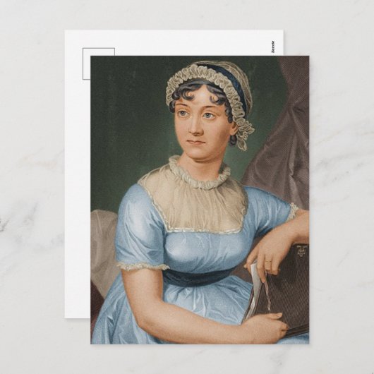 Jane Austencards Feestdagenkaart (Voorkant / Achterkant)