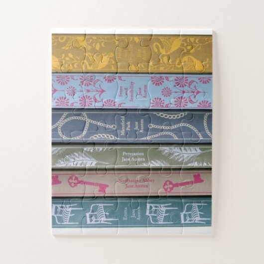 Jane Austen's boeken Legpuzzel (Verticaal)