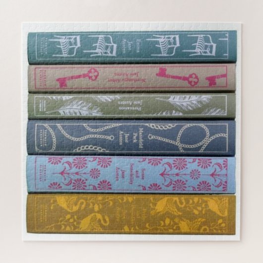 Jane Austen's boeken Legpuzzel (Horizontaal)