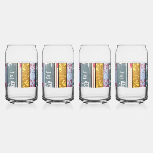 Jane Austen's Books Blikvorm Glas (Links)