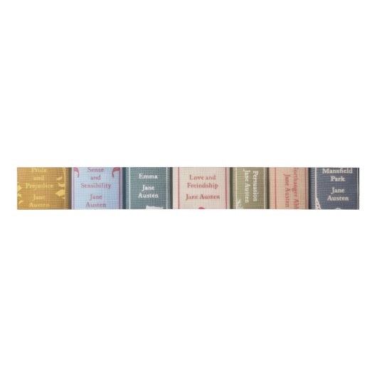 Jane Austen's books Grosgrain Lint (Voorkant)