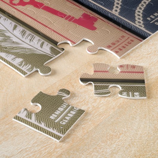 Jane Austen's books Legpuzzel (Zijkant)