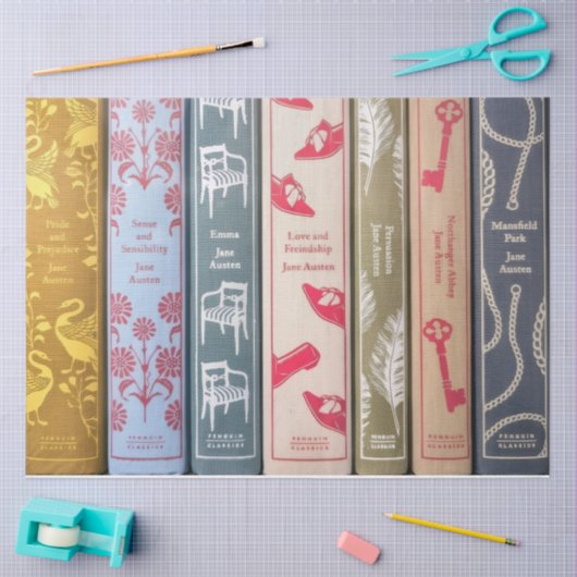 Jane Austen's books Tissuepapier (Craft)