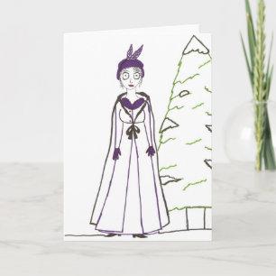 Jane Austen's Creepy Kerstmis Feestdagen Kaart