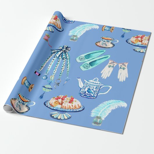 Jane Austens favoriete dingen Cadeaupapier (Uitgerold)