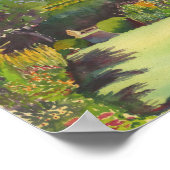 Jane Austen's Garden II Waterverf Print (Hoek)