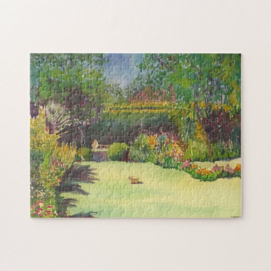 Jane Austen's Garden II Waterverf Puzzle Legpuzzel (Horizontaal)
