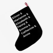 Jane Austen's Heroines I Grote Kerstsok (Achterkant (Hangend))