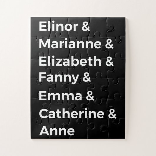 Jane Austen's Heroines I Legpuzzel (Verticaal)