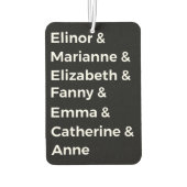 Jane Austen's Heroines I Luchtverfrisser (Achterkant)