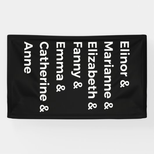 Jane Austen's Heroines I Spandoek (Horizontaal)