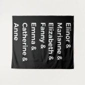 Jane Austen's Heroines I Wandkleed (Voorkant (horizontaal))