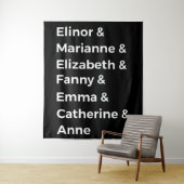 Jane Austen's Heroines I Wandkleed (In situ)