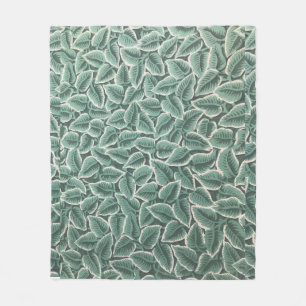 Jane Austen's Home Leaf Behang Fleece Deken