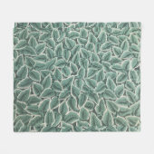Jane Austen's Home Leaf Behang Fleece Deken (Voorkant (Horizontaal))