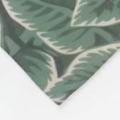 Jane Austen's Home Leaf Behang Fleece Deken (Hoek)