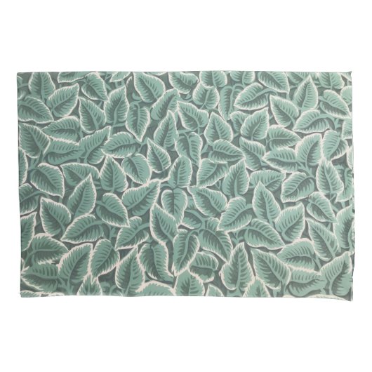 Jane Austens Home Leaf Behang Kussensloop (Voorkant)
