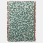 Jane Austen's Home Leaf Wallpaper Deken (Voorkant Verticaal)