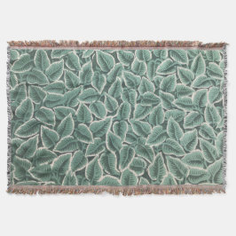 Jane Austen's Home Leaf Wallpaper Deken