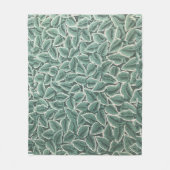 Jane Austen's Home Leaf Wallpaper Fleece Deken (Voorkant)