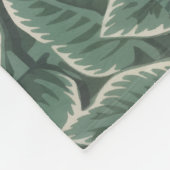 Jane Austen's Home Leaf Wallpaper Fleece Deken (Hoek)