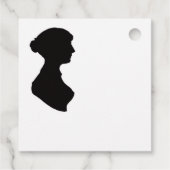 Jane Austens Huisbehang Bedankjes Labels (Achterkant)
