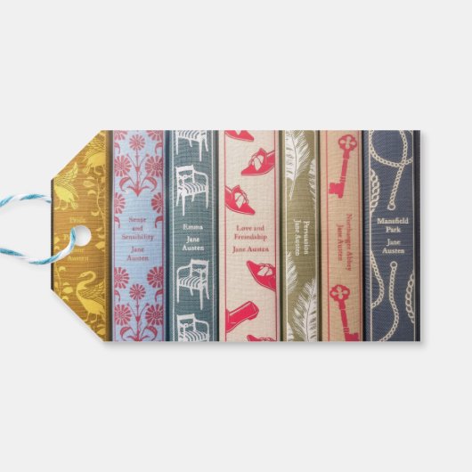Jane Austen's Novels Cadeaulabel (Achterkant Horizontaal)
