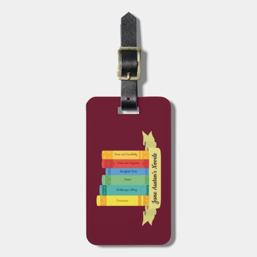 Jane Austen's Novels III Bagagelabel (Voorkant verticaal)