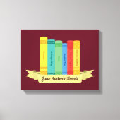 Jane Austen's Novels III Canvas Afdruk (Voorkant)