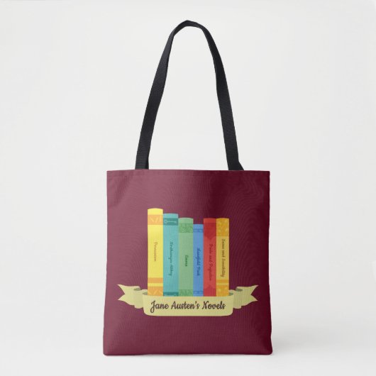 Jane Austen's Novels III Tote Bag (Voorkant)