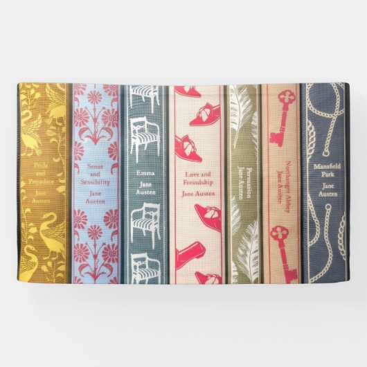 Jane Austen's Novels Spandoek (Horizontaal)